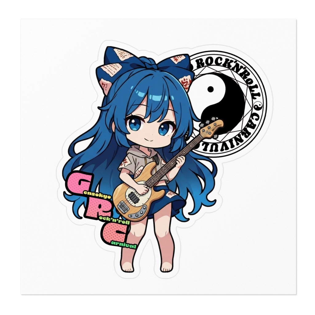東方Project Gensokyo Rock'n'roll Carnival 依神紫苑 ステッカー
