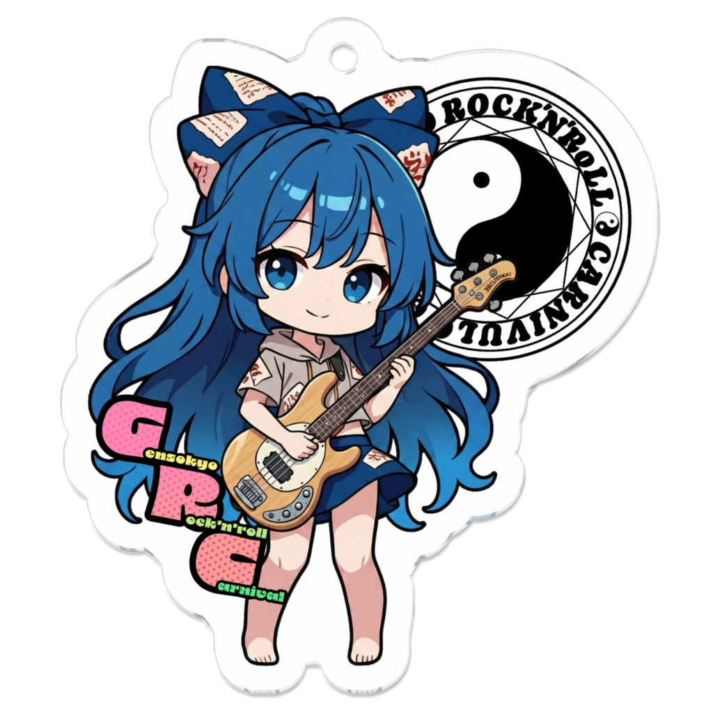東方Project Gensokyo Rock'n'roll Carnival 依神紫苑 アクリルキーホルダー