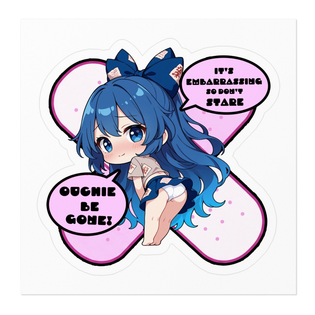 【愛車のキズを可愛く変身!】東方幻想キズデコ!ステッカー 依神紫苑