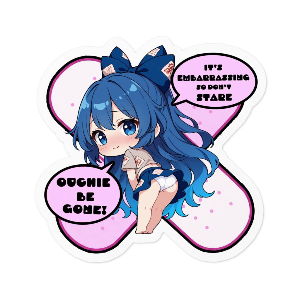 【愛車のキズを可愛く変身!】東方幻想キズデコ!ステッカー 依神紫苑