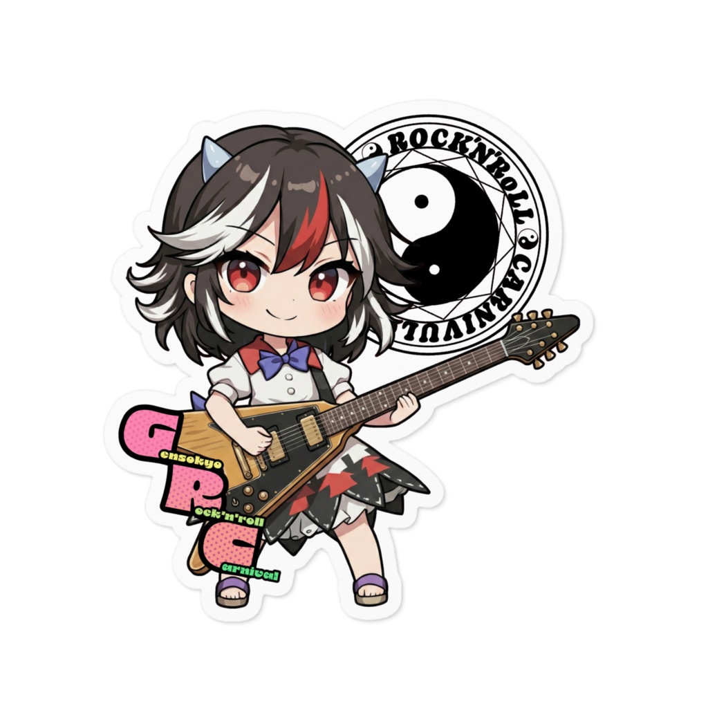 東方Project Gensokyo Rock'n'roll Carnival 鬼人正邪 ステッカー