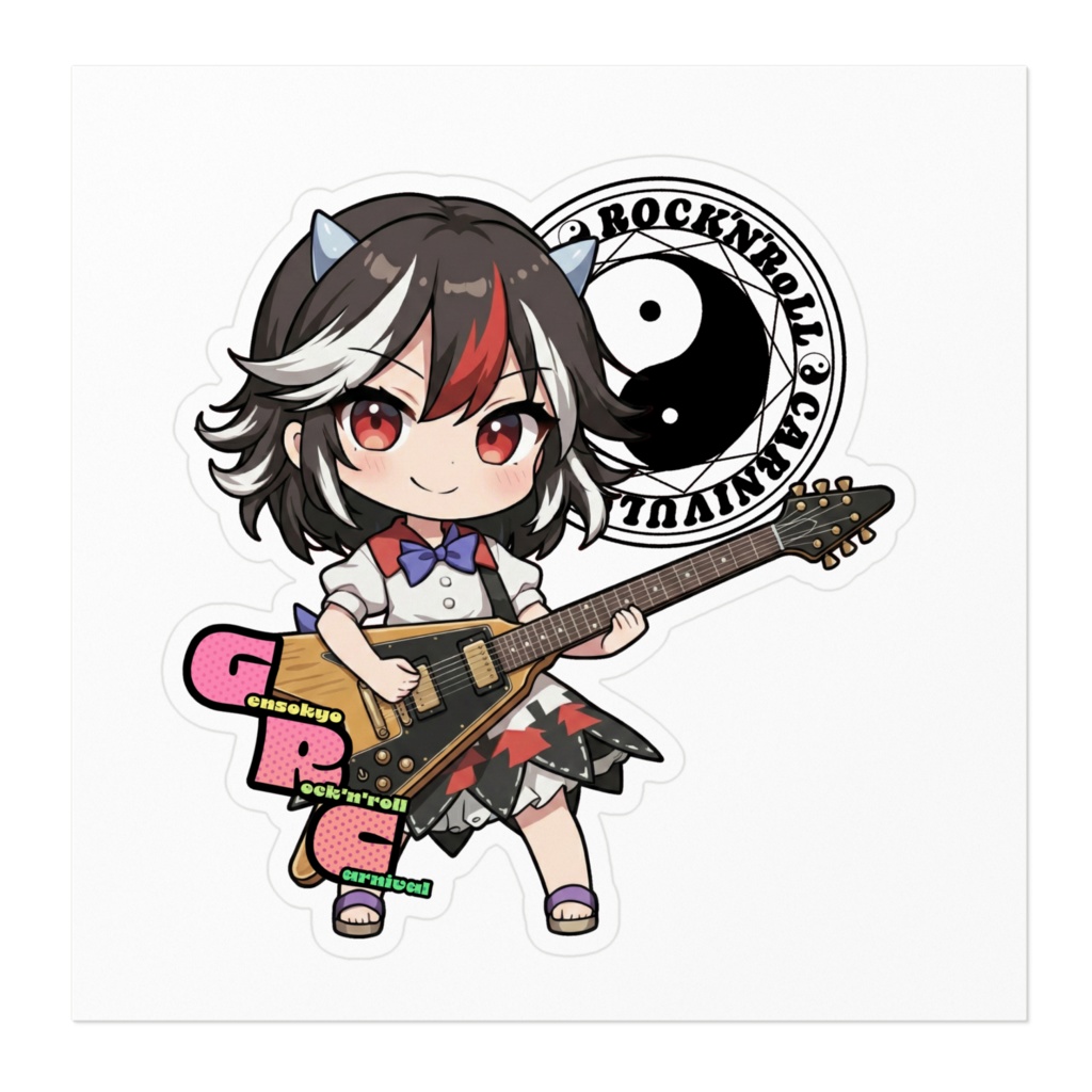 東方Project Gensokyo Rock'n'roll Carnival 鬼人正邪 ステッカー