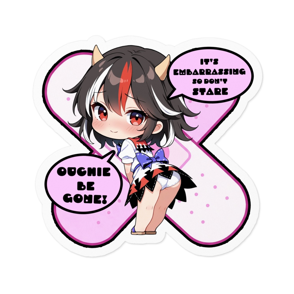 【愛車のキズを可愛く変身!】東方幻想キズデコ!ステッカー 鬼人正邪