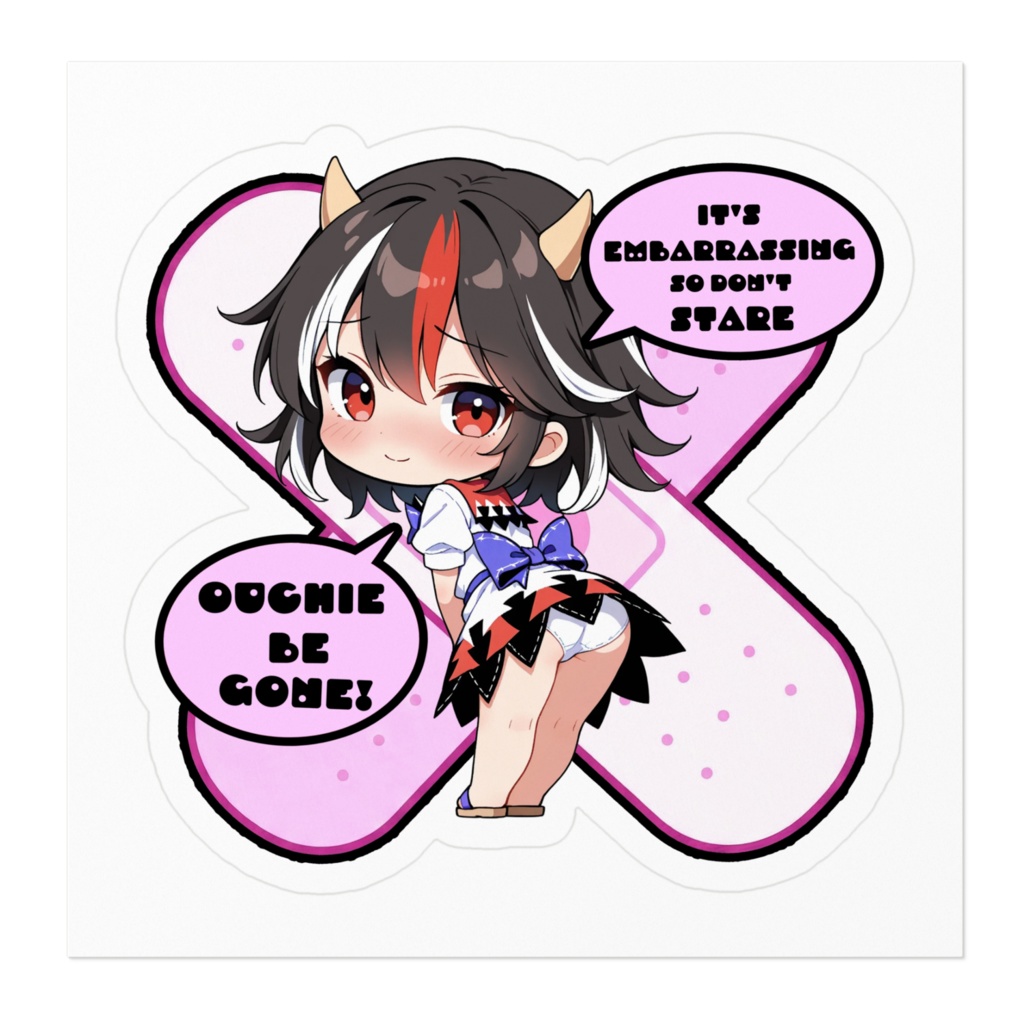 【愛車のキズを可愛く変身!】東方幻想キズデコ!ステッカー 鬼人正邪