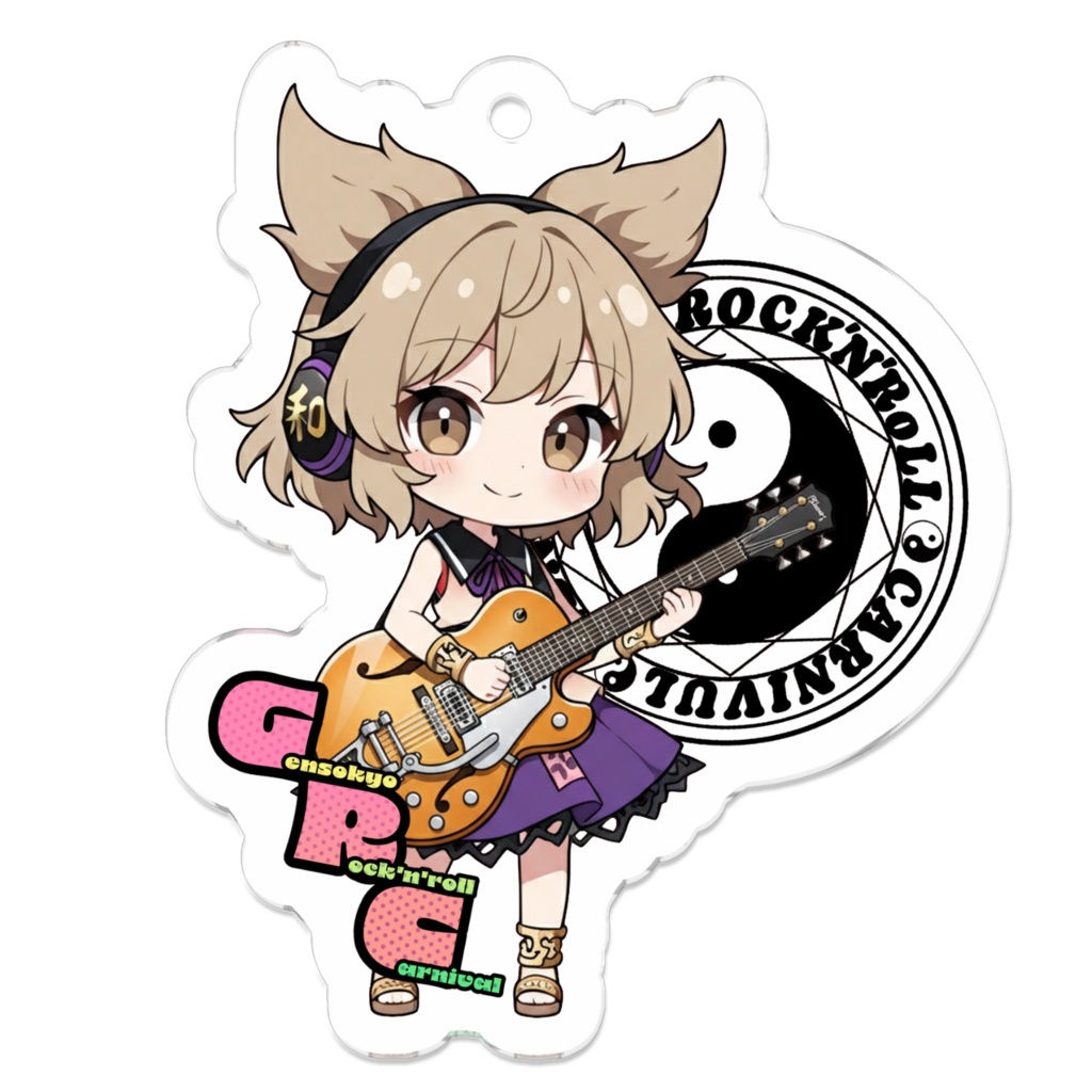 東方Project Gensokyo Rock'n'roll Carnival 豊郷耳神子 アクリルキーホルダー