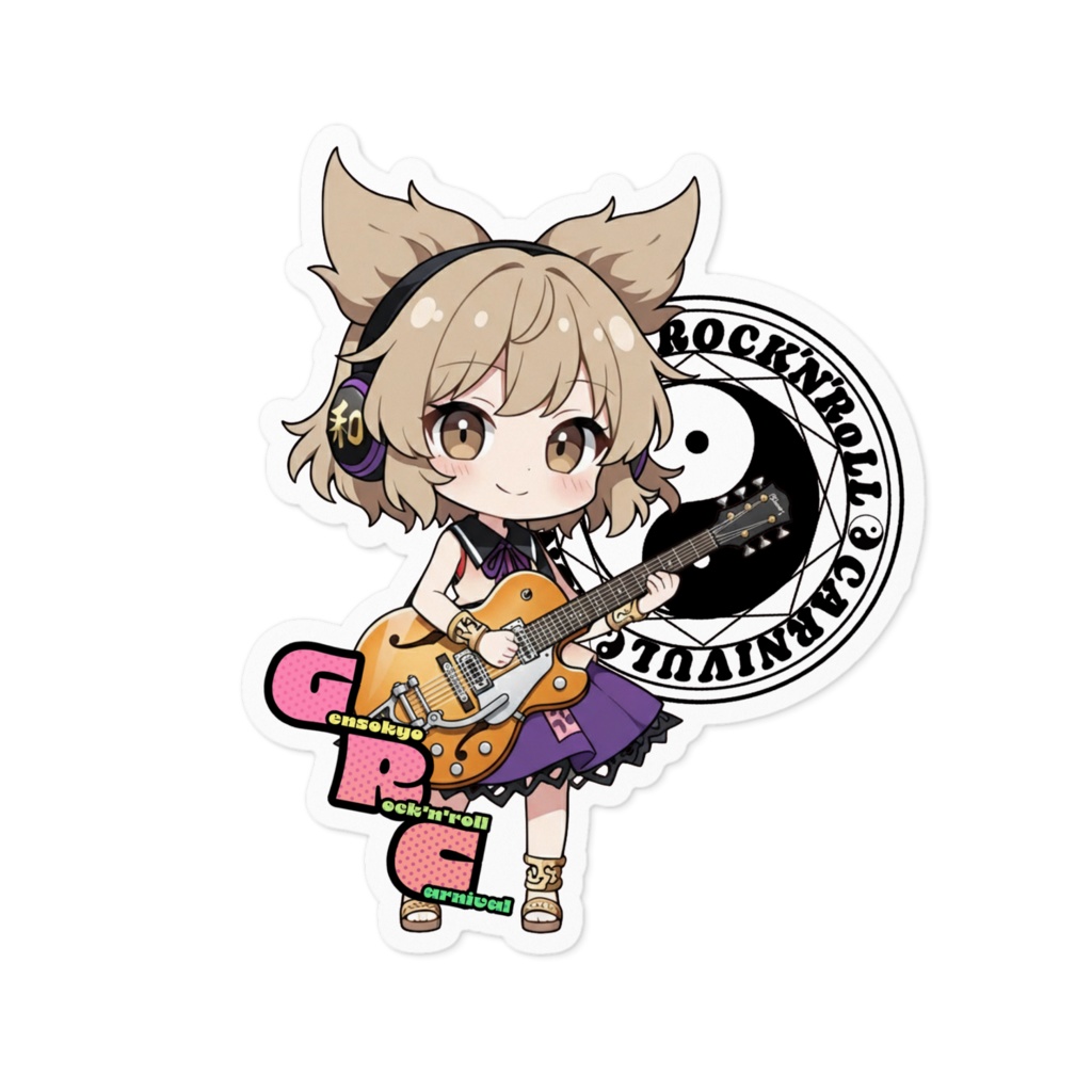 東方Project Gensokyo Rock'n'roll Carnival 豊郷耳神子 ステッカー