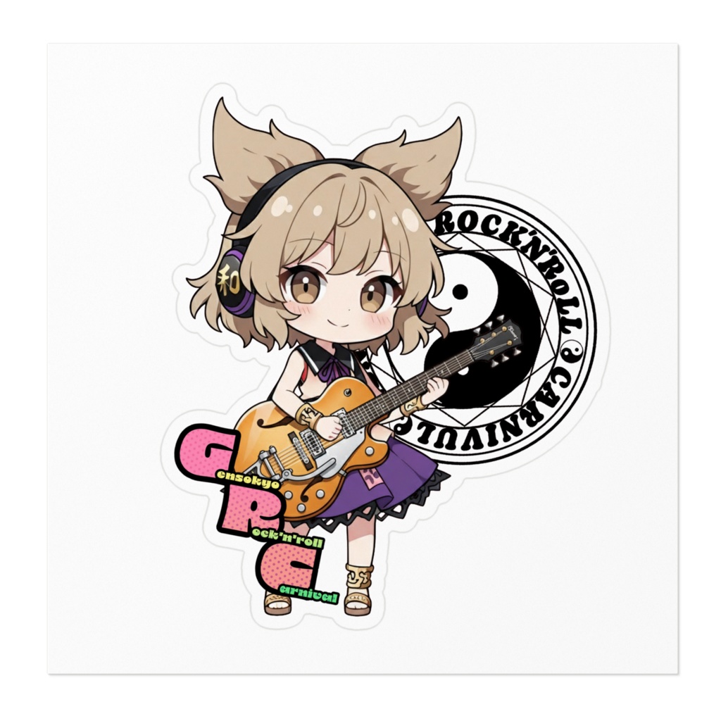 東方Project Gensokyo Rock'n'roll Carnival 豊郷耳神子 ステッカー