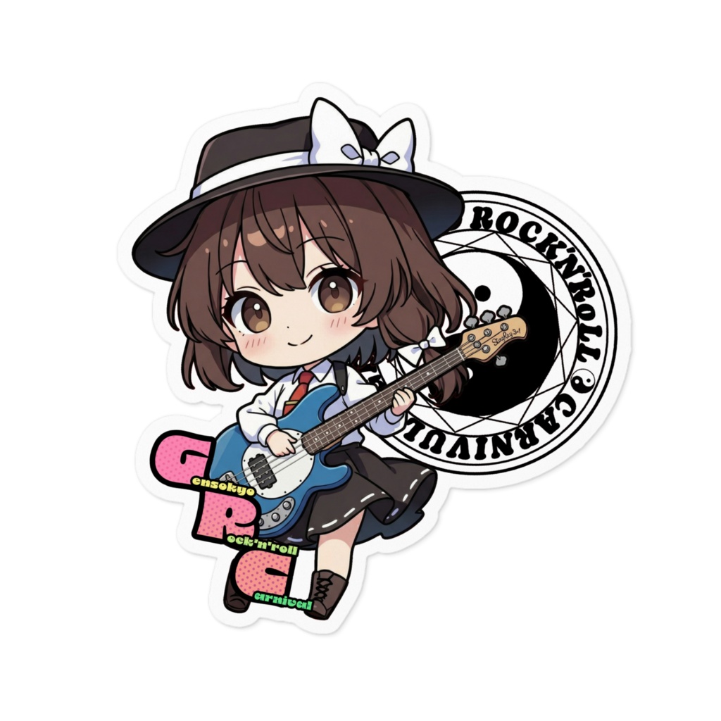 東方Project Gensokyo Rock'n'roll Carnival 宇佐見 蓮子 ステッカー