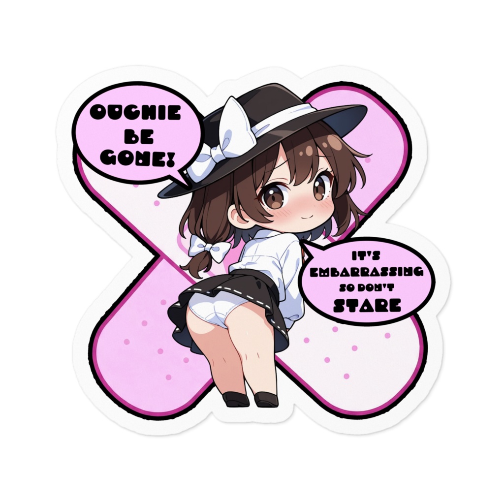 【愛車のキズを可愛く変身!】東方幻想キズデコ!ステッカー 宇佐見 蓮子