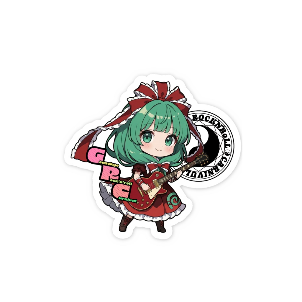 東方Project Gensokyo Rock'n'roll Carnival 鍵山 雛 スマホステッカー