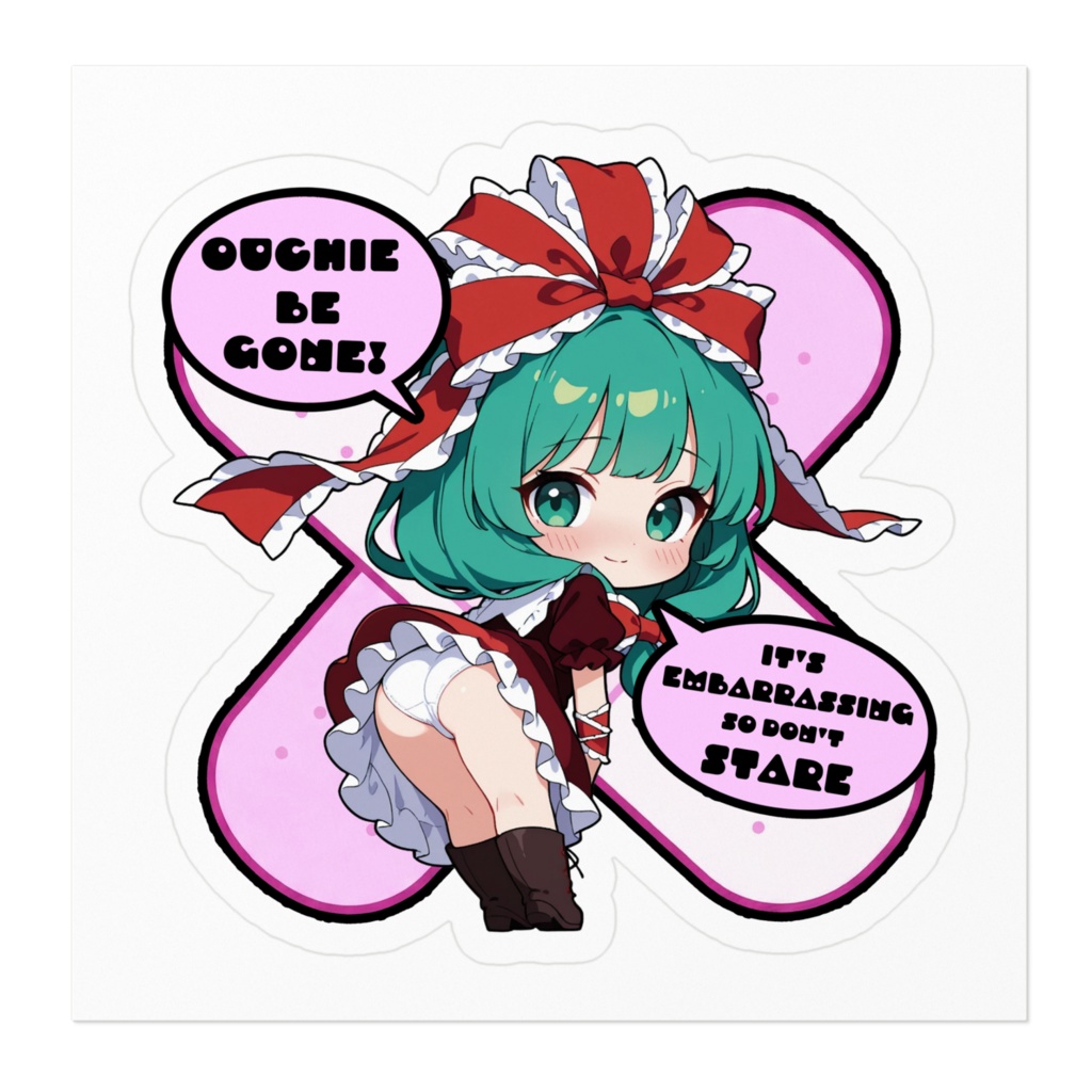 【愛車のキズを可愛く変身!】東方幻想キズデコ!ステッカー 鍵山 雛