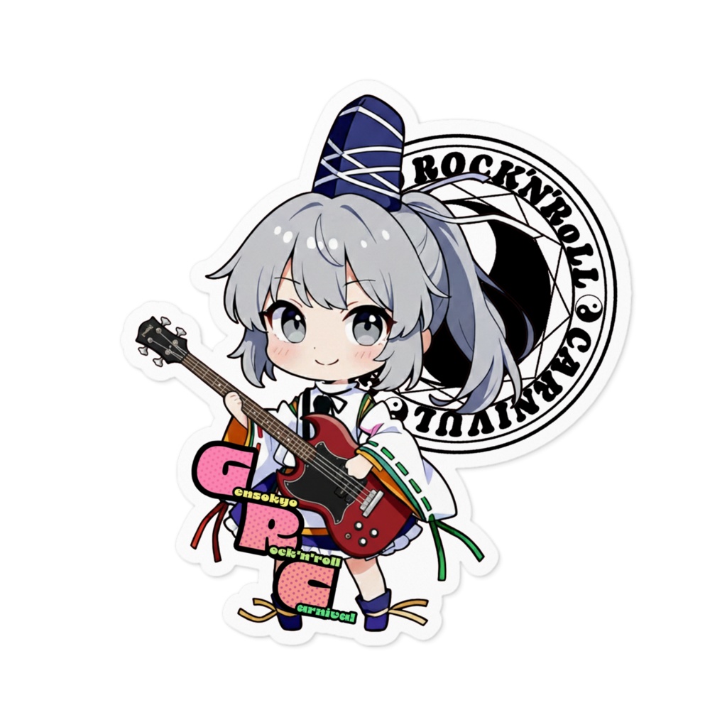 東方Project Gensokyo Rock'n'roll Carnival 物部 布都 ステッカー