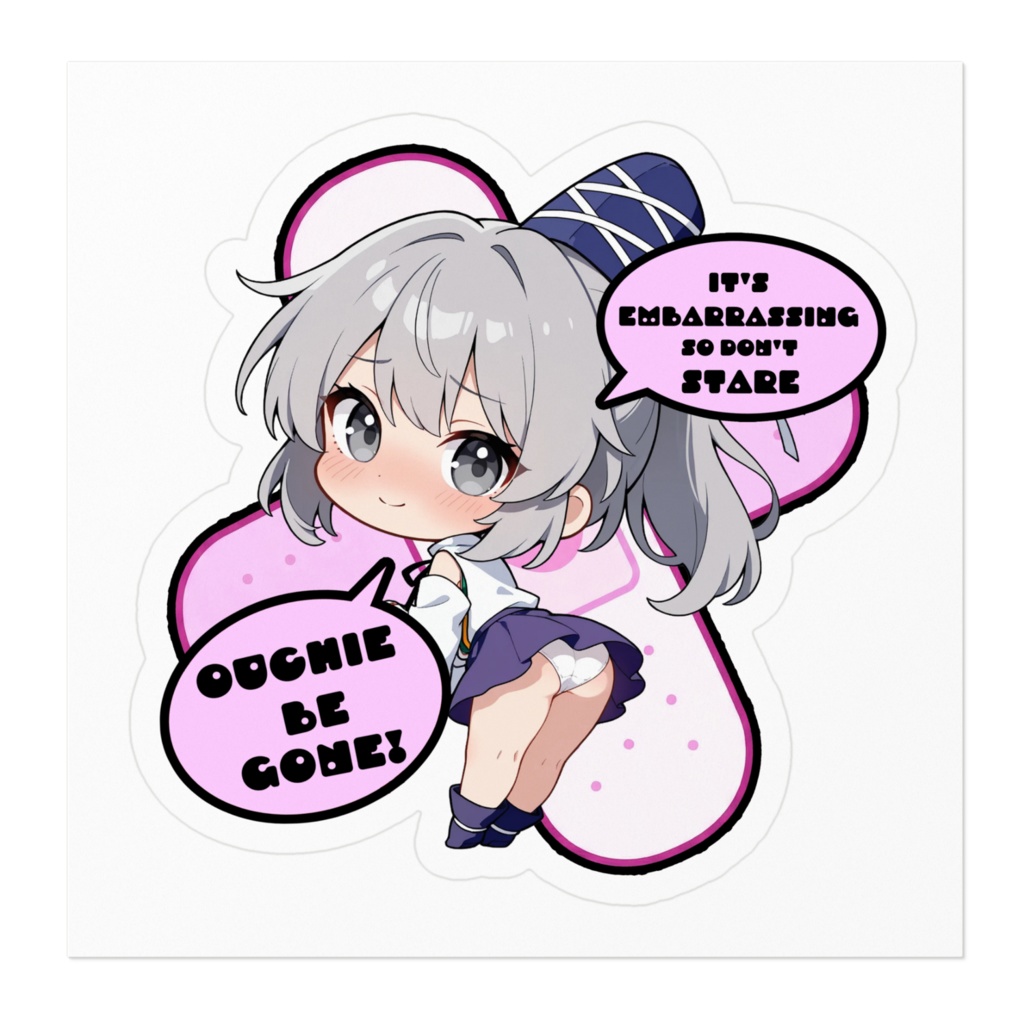 【愛車のキズを可愛く変身!】東方幻想キズデコ!ステッカー 物部 布都