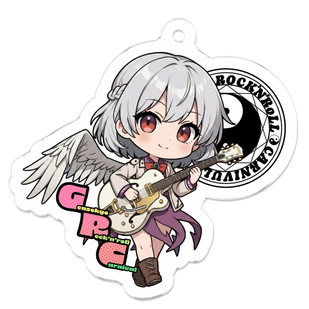 東方Project Gensokyo Rock'n'roll Carnival 稀神 サグメ アクリルキーホルダー