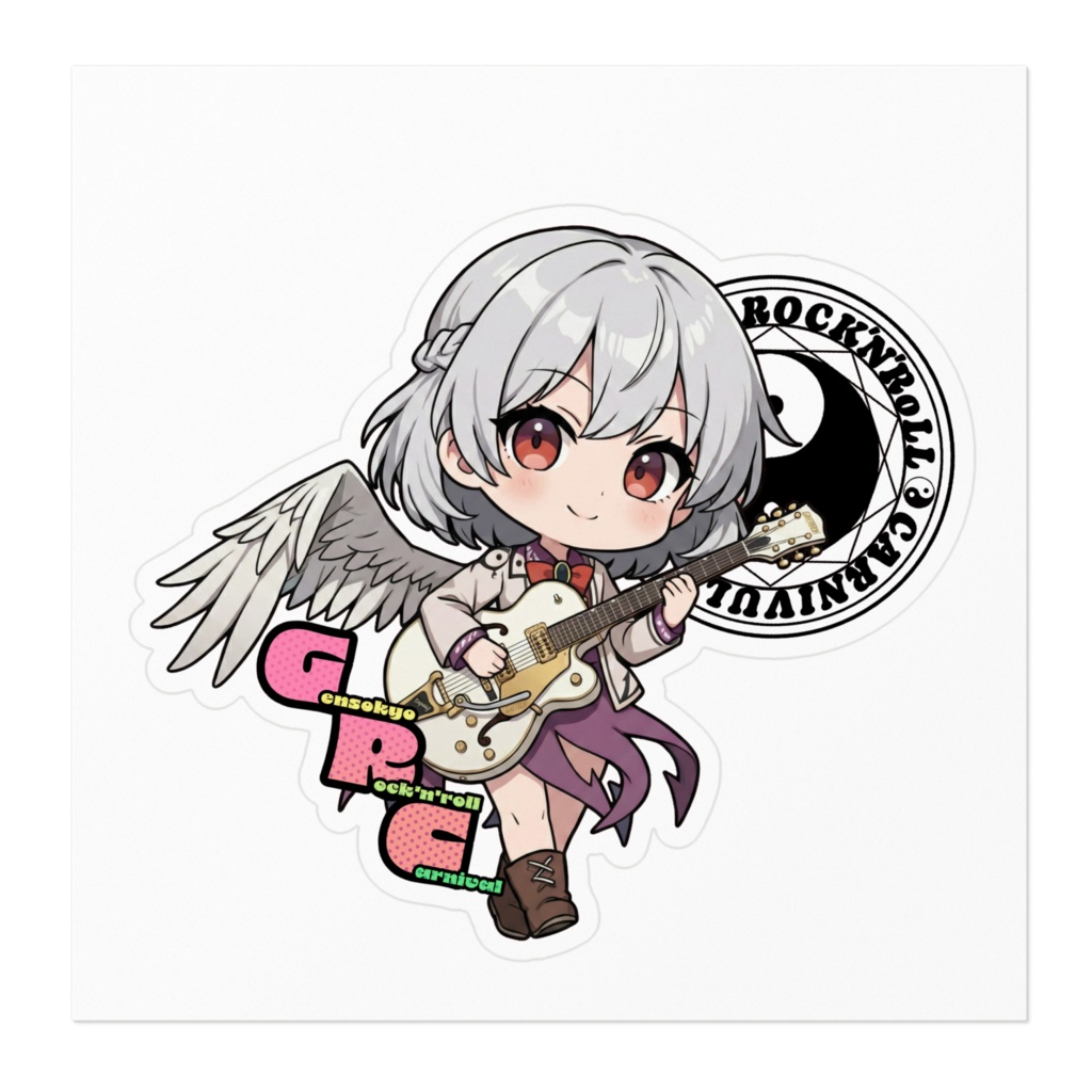 東方Project Gensokyo Rock'n'roll Carnival 稀神 サグメ ステッカー