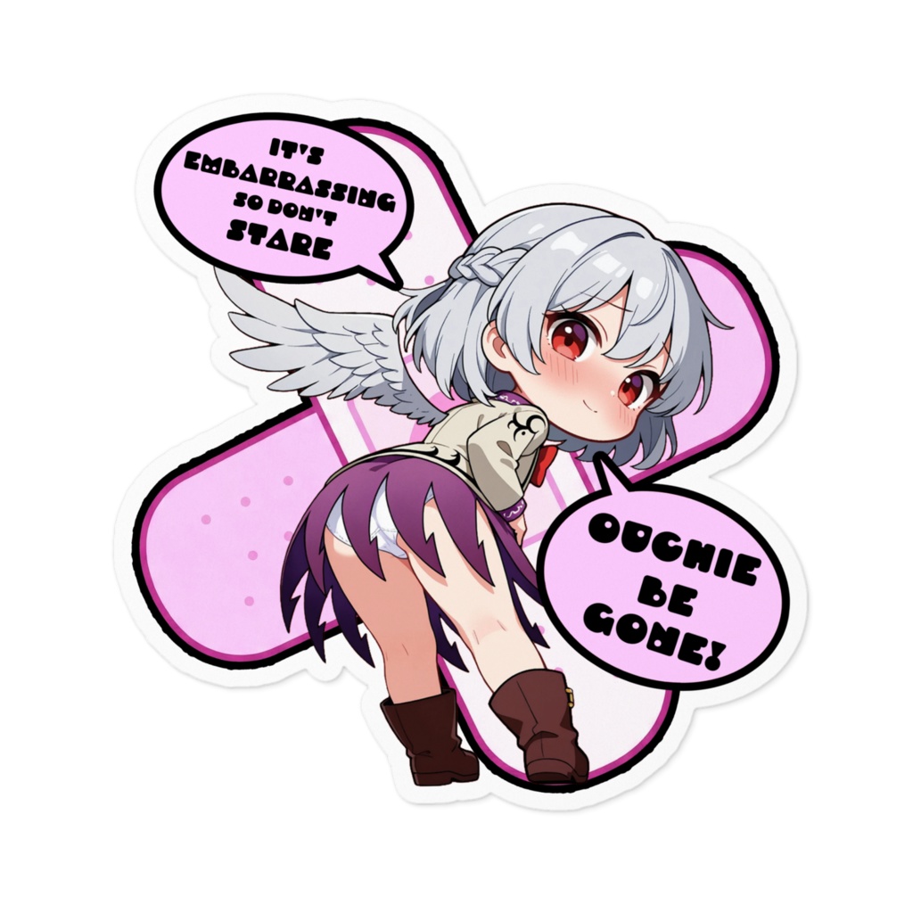 【愛車のキズを可愛く変身!】東方幻想キズデコ!ステッカー 稀神サグメ