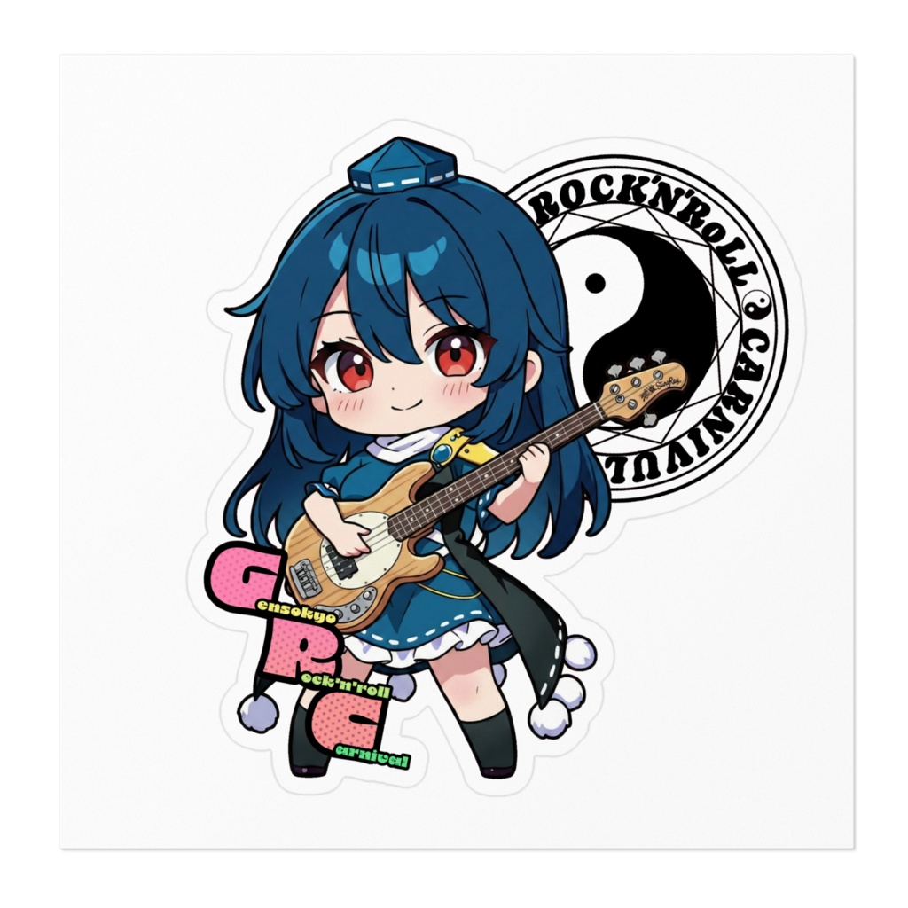 東方Project Gensokyo Rock'n'roll Carnival 飯綱丸 龍 ステッカー