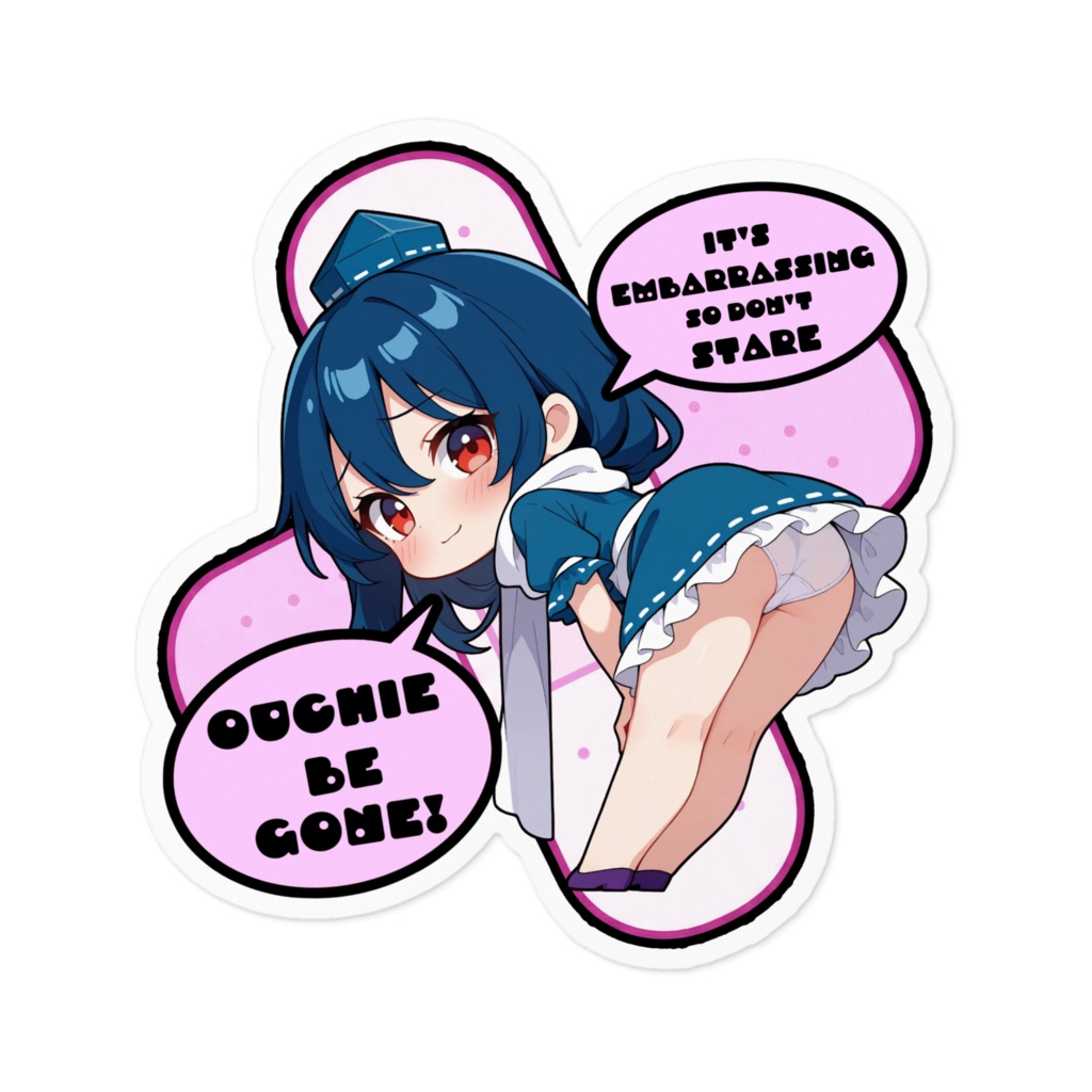 【愛車のキズを可愛く変身！】東方幻想キズデコ！ステッカー 飯綱丸龍