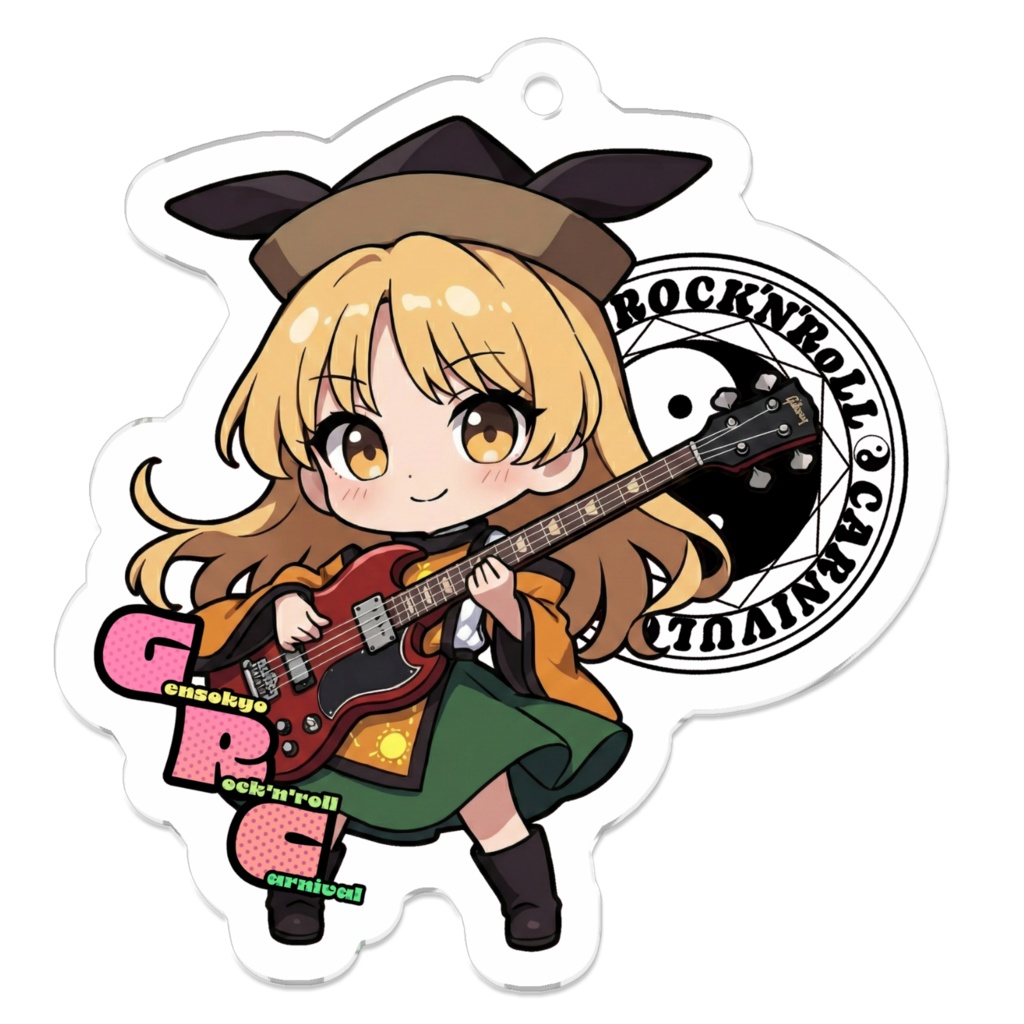 東方Project Gensokyo Rock'n'roll Carnival 摩多羅隠岐奈 アクリルキーホルダー