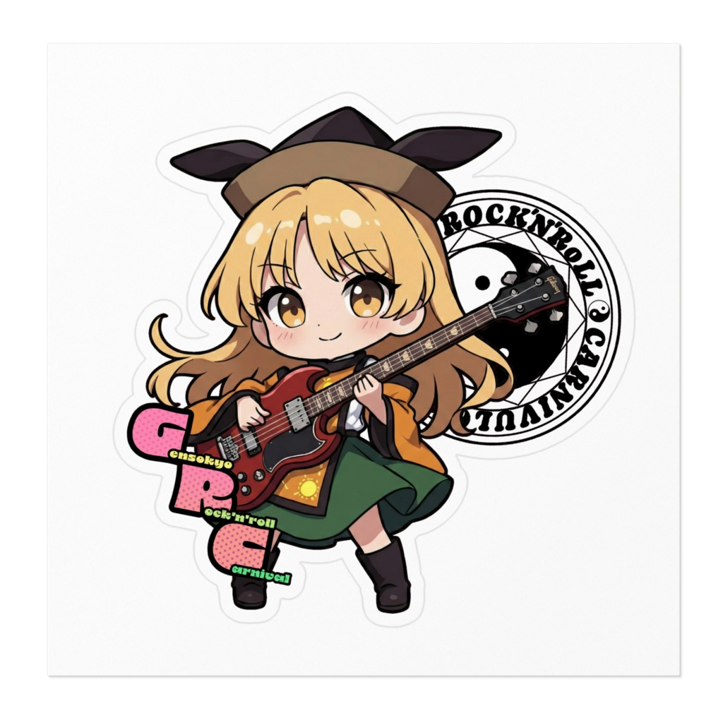 東方Project Gensokyo Rock'n'roll Carnival 摩多羅隠岐奈 ステッカー