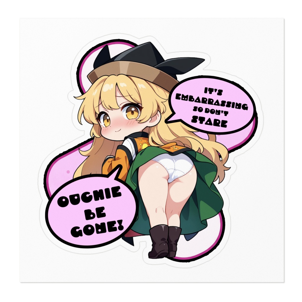 【愛車のキズを可愛く変身!】東方幻想キズデコ!ステッカー 摩多羅隠岐奈