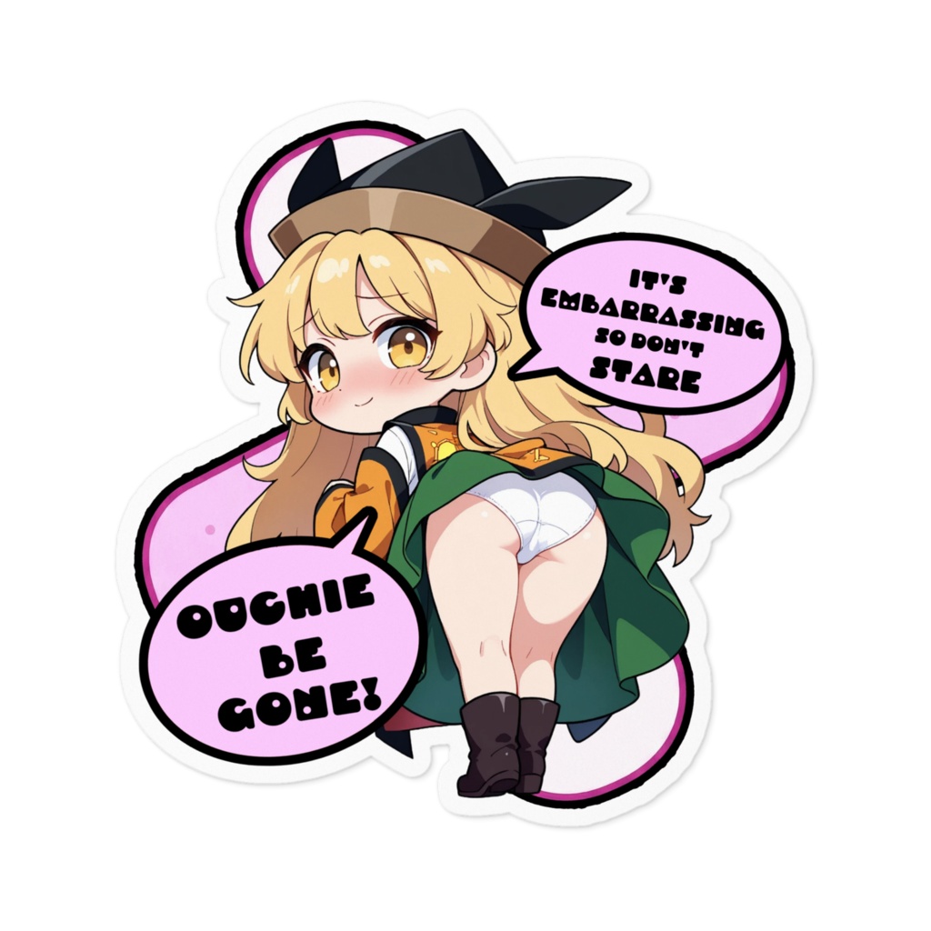 【愛車のキズを可愛く変身!】東方幻想キズデコ!ステッカー 摩多羅隠岐奈