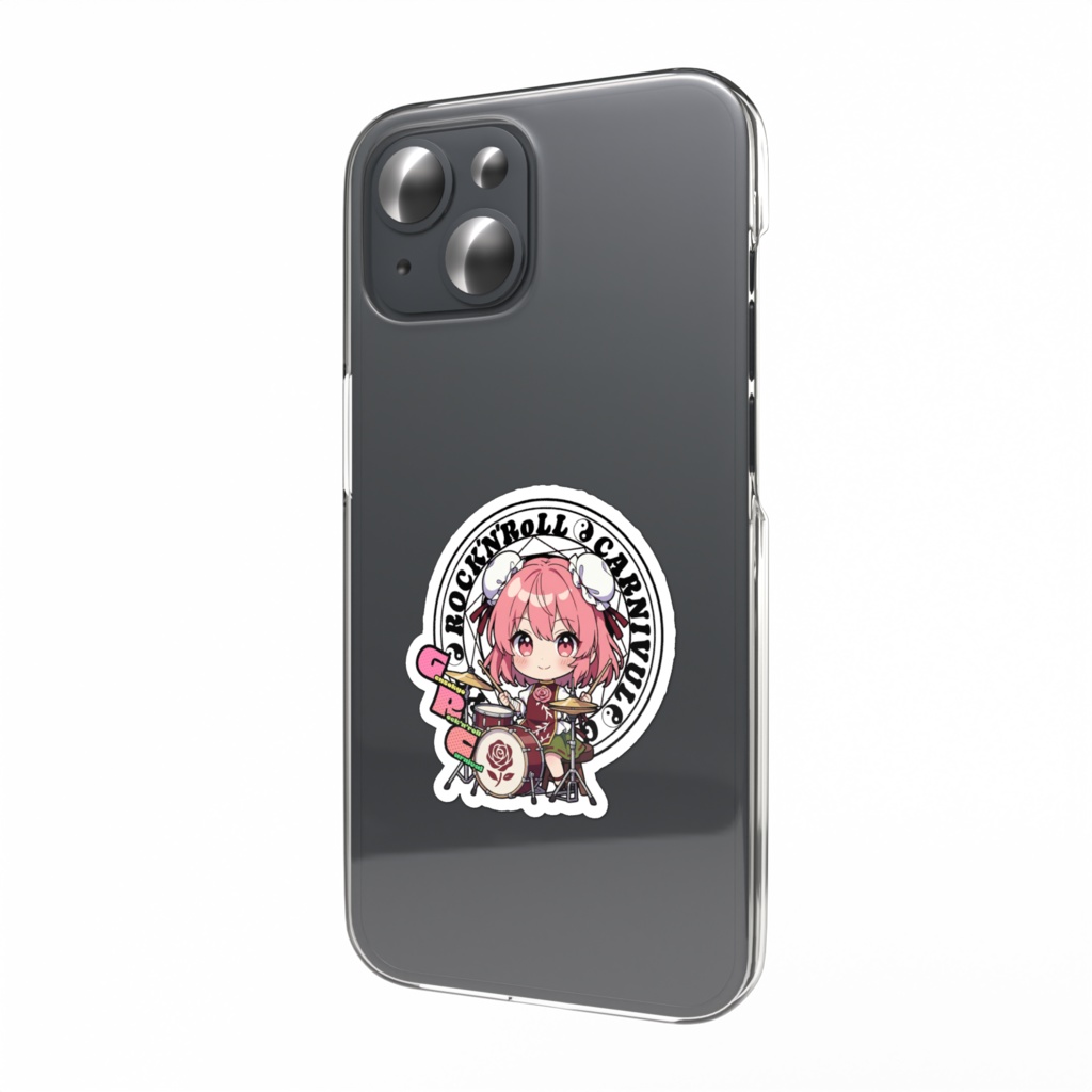 東方Project Gensokyo Rock'n'roll Carnival 茨木 華扇 スマホステッカー