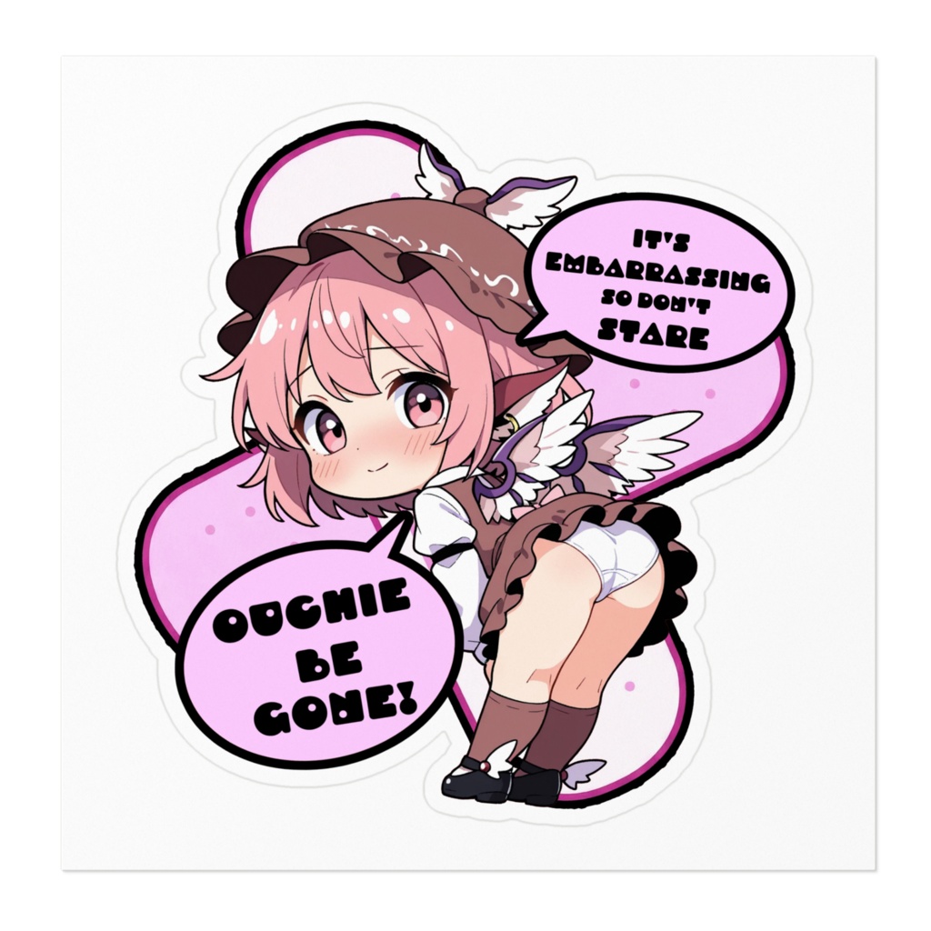 【愛車のキズを可愛く変身!】東方幻想キズデコ!ステッカー ミスティア・ローレライ