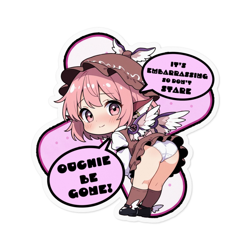 【愛車のキズを可愛く変身！】東方幻想キズデコ！ステッカー ミスティア・ローレライ