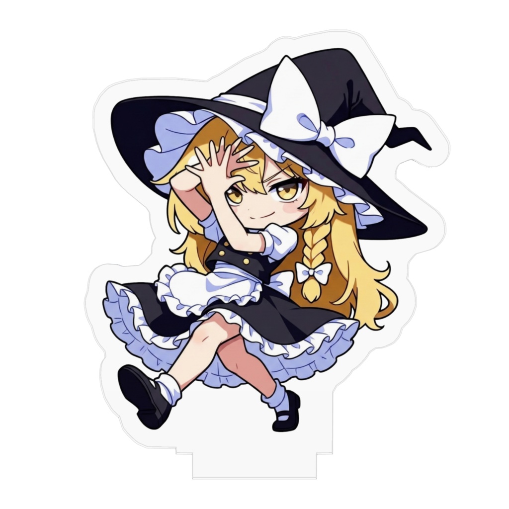 東方Project 〜覚悟のキメポーズ〜アクリルフィギュア 霧雨魔理沙
