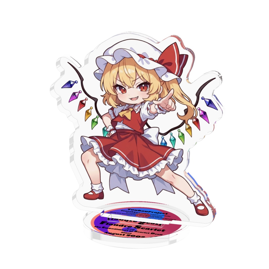 東方Project 〜覚悟のキメポーズ〜アクリルフィギュア　フランドール・スカーレット