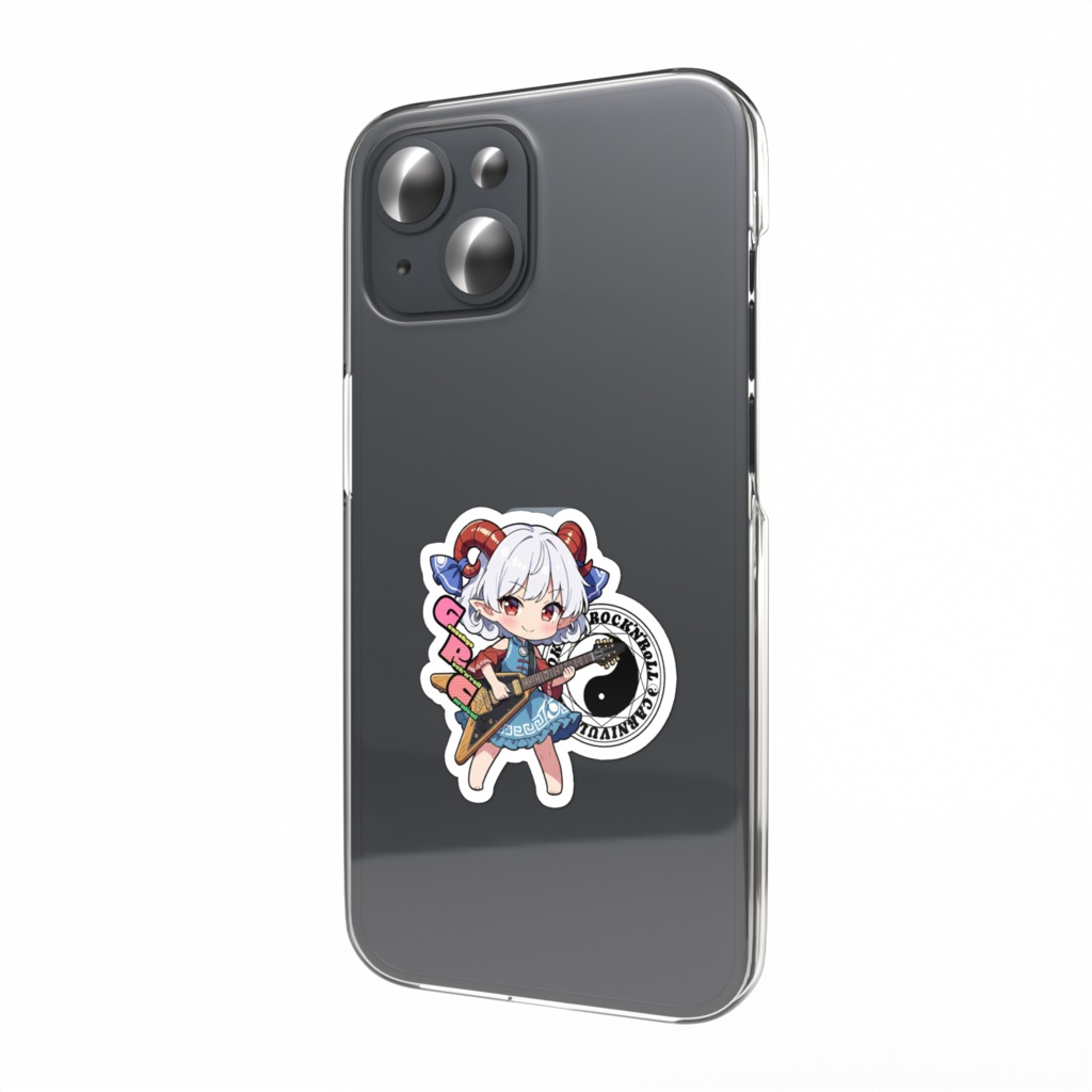 東方Project Gensokyo Rock'n'roll Carnival 饕餮 尤魔 スマホステッカー