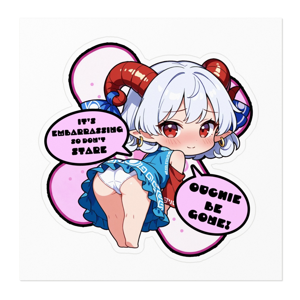 【愛車のキズを可愛く変身!】東方幻想キズデコ!ステッカー 饕餮 尤魔