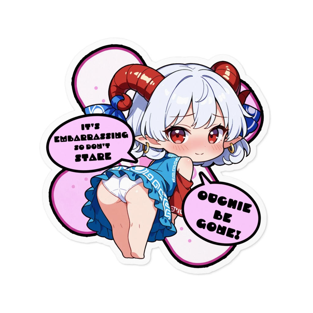 【愛車のキズを可愛く変身！】東方幻想キズデコ！ステッカー 饕餮 尤魔