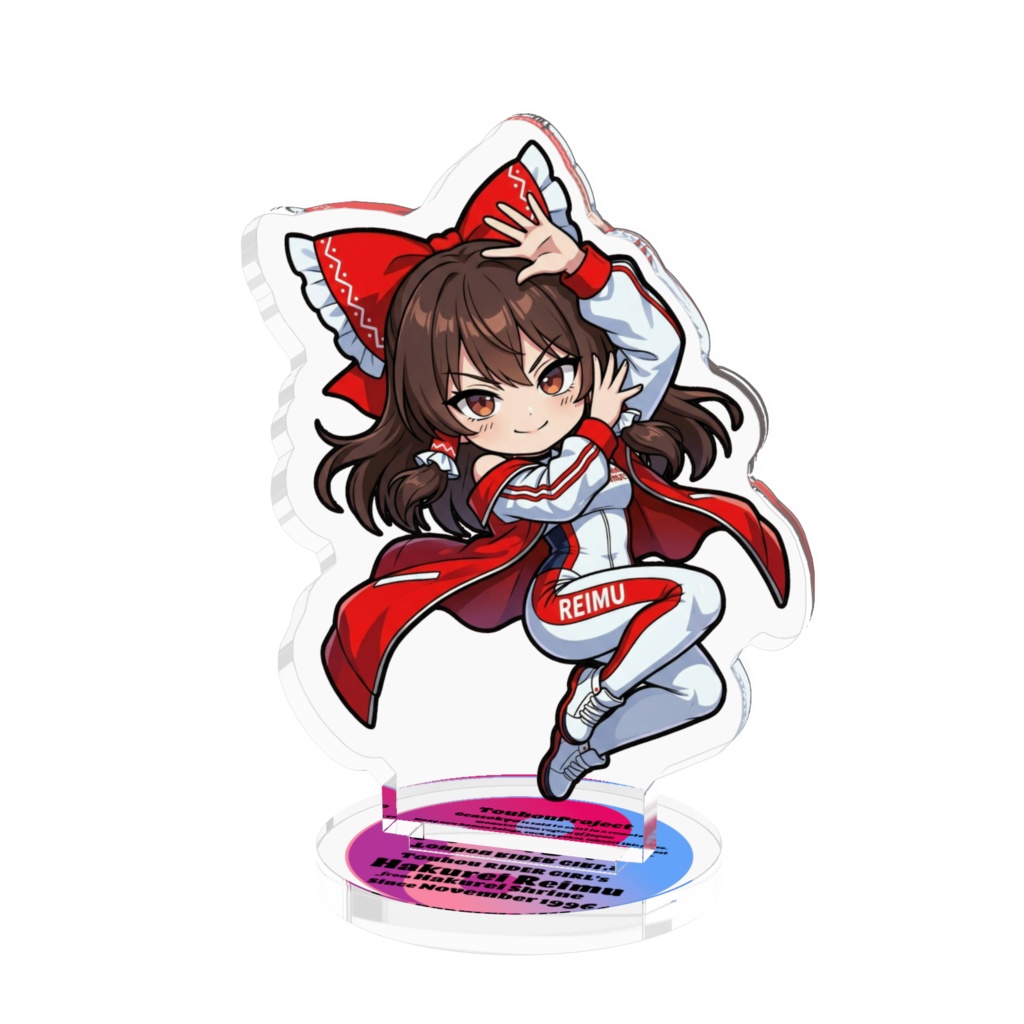 東方Project - PADDOCK GIRLS COLLECTION 博麗霊夢 アクリルフィギュア