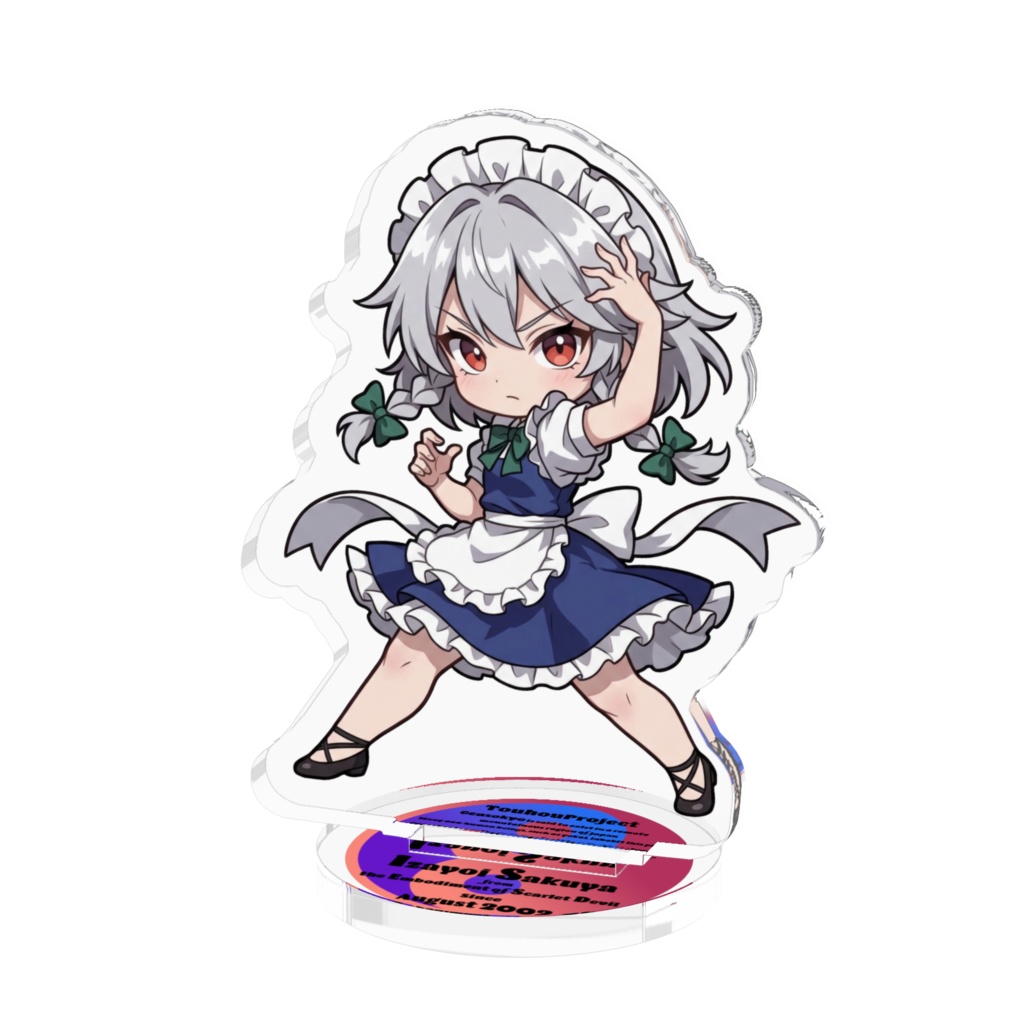 東方Project 〜覚悟のキメポーズ〜アクリルフィギュア　十六夜咲夜