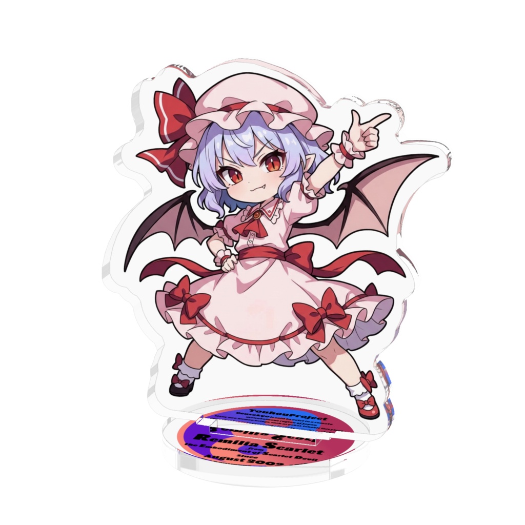 東方Project 〜覚悟のキメポーズ〜アクリルフィギュア　レミリア・スカーレット