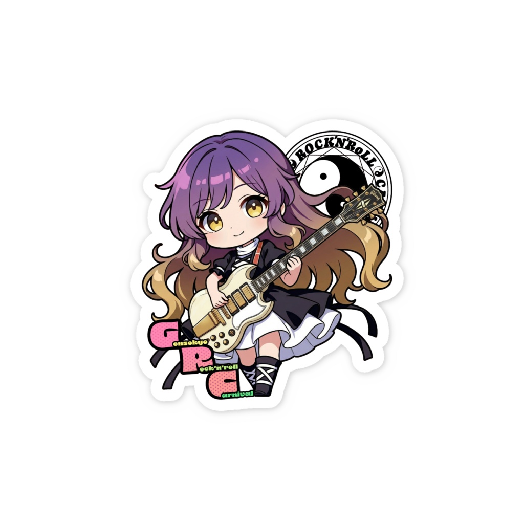 東方Project Gensokyo Rock'n'roll Carnival 聖白蓮 スマホステッカー