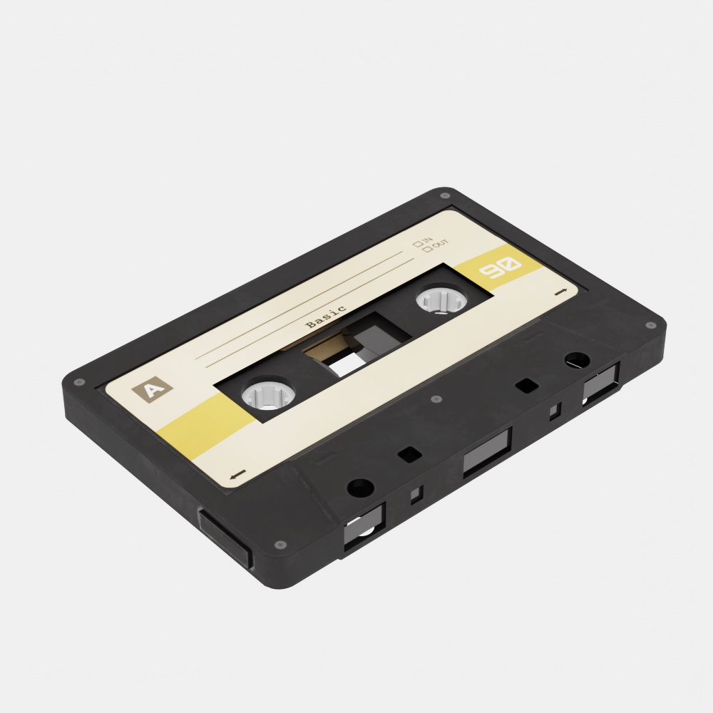 カセットテープ【3D】