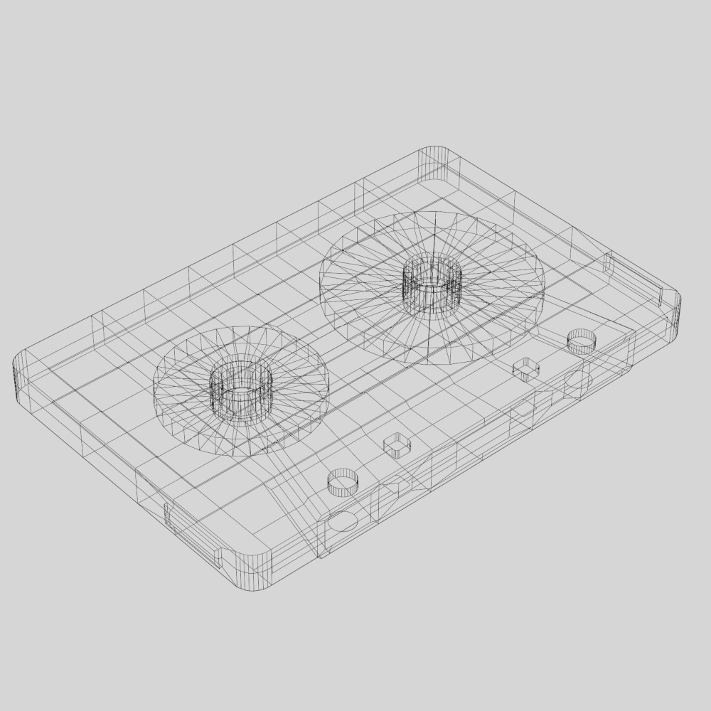 カセットテープ【3D】