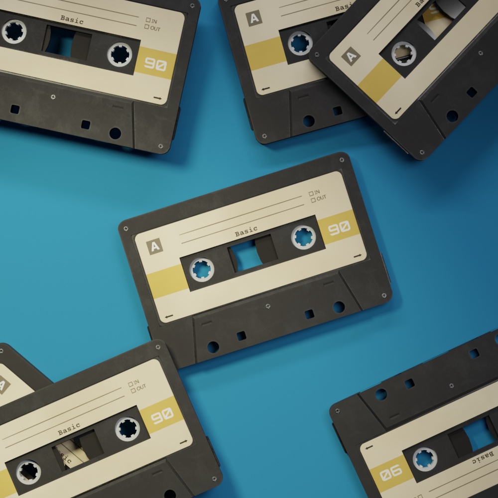 カセットテープ【3D】