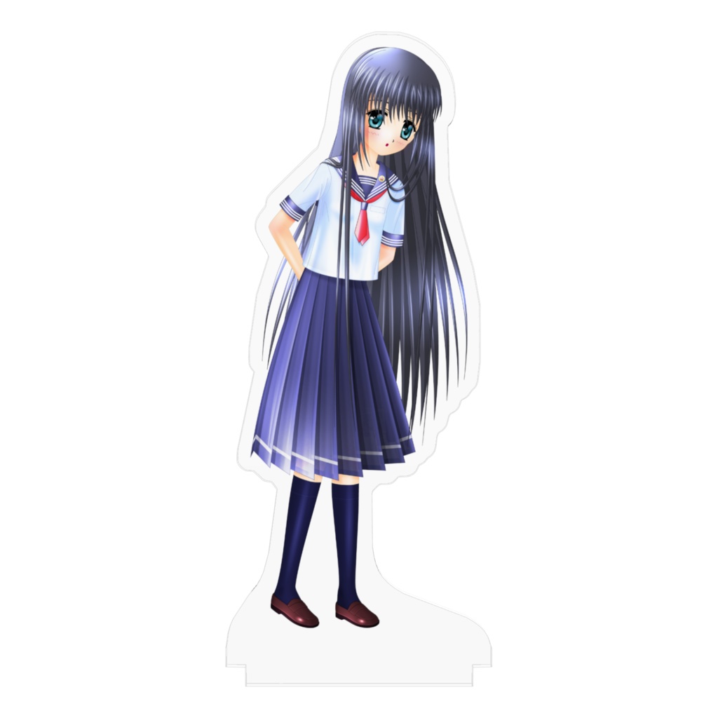 Vtuber「水風七夏」アクリルフィギュア(制服 セーラー服)0000