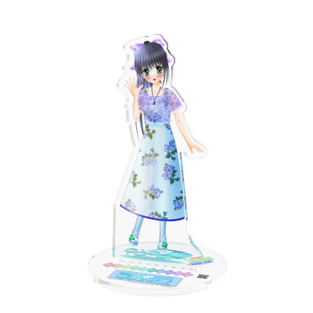 Vtuber「水風七夏」アクリルフィギュア(夏色ワンピ+カーデ)D1G_0162