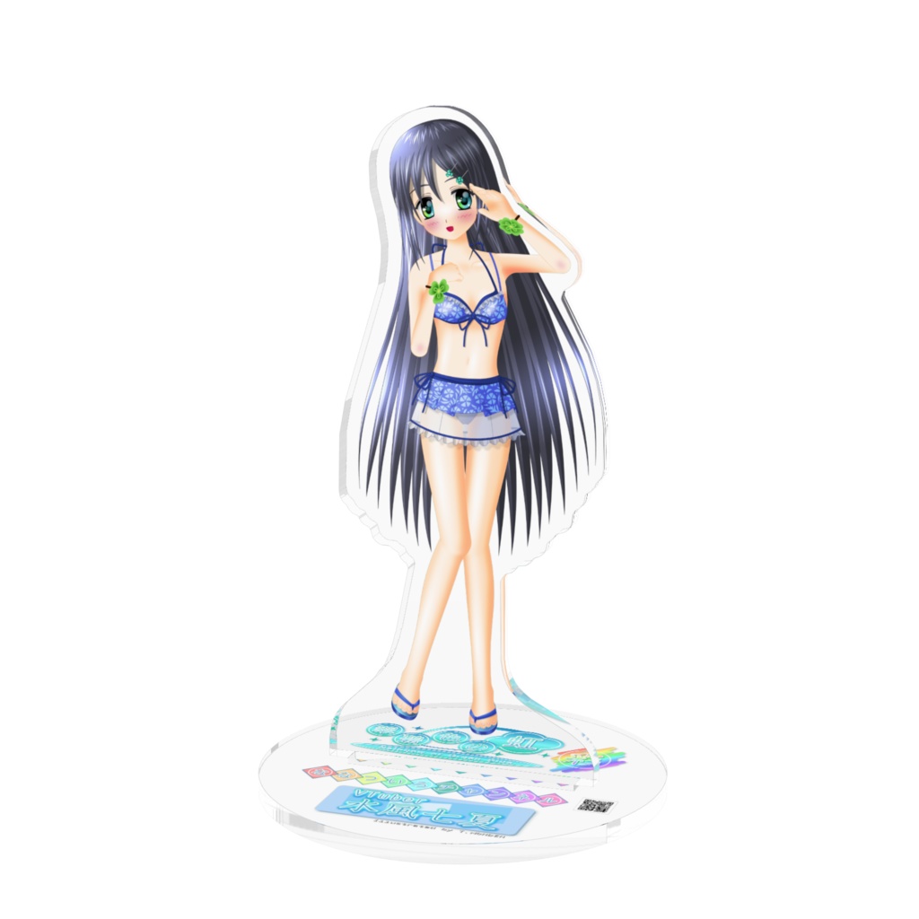 Vtuber「水風七夏」アクリルフィギュア(夏色水着)CB_0138