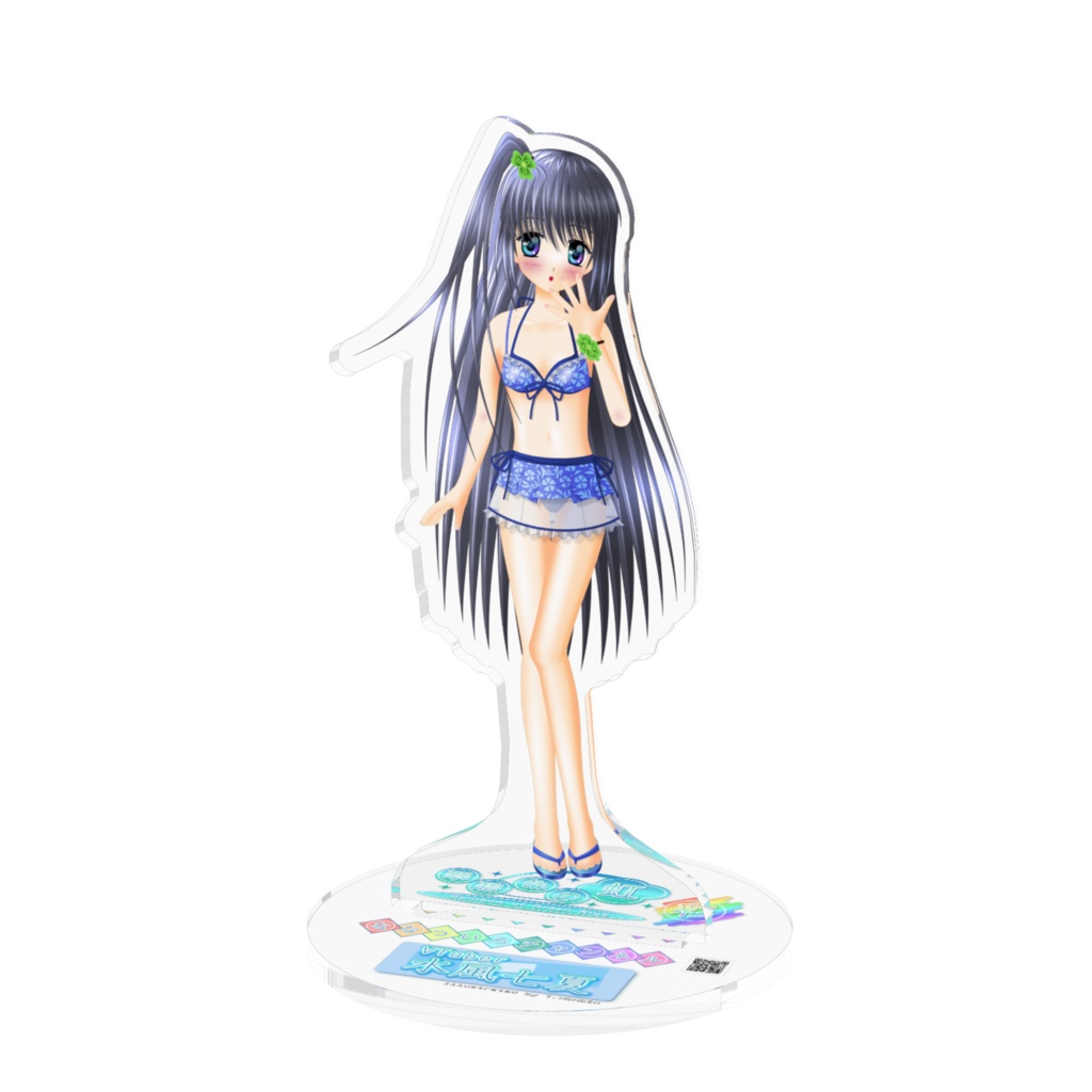 Vtuber「水風七夏」アクリルフィギュア（夏色水着）CE_0087