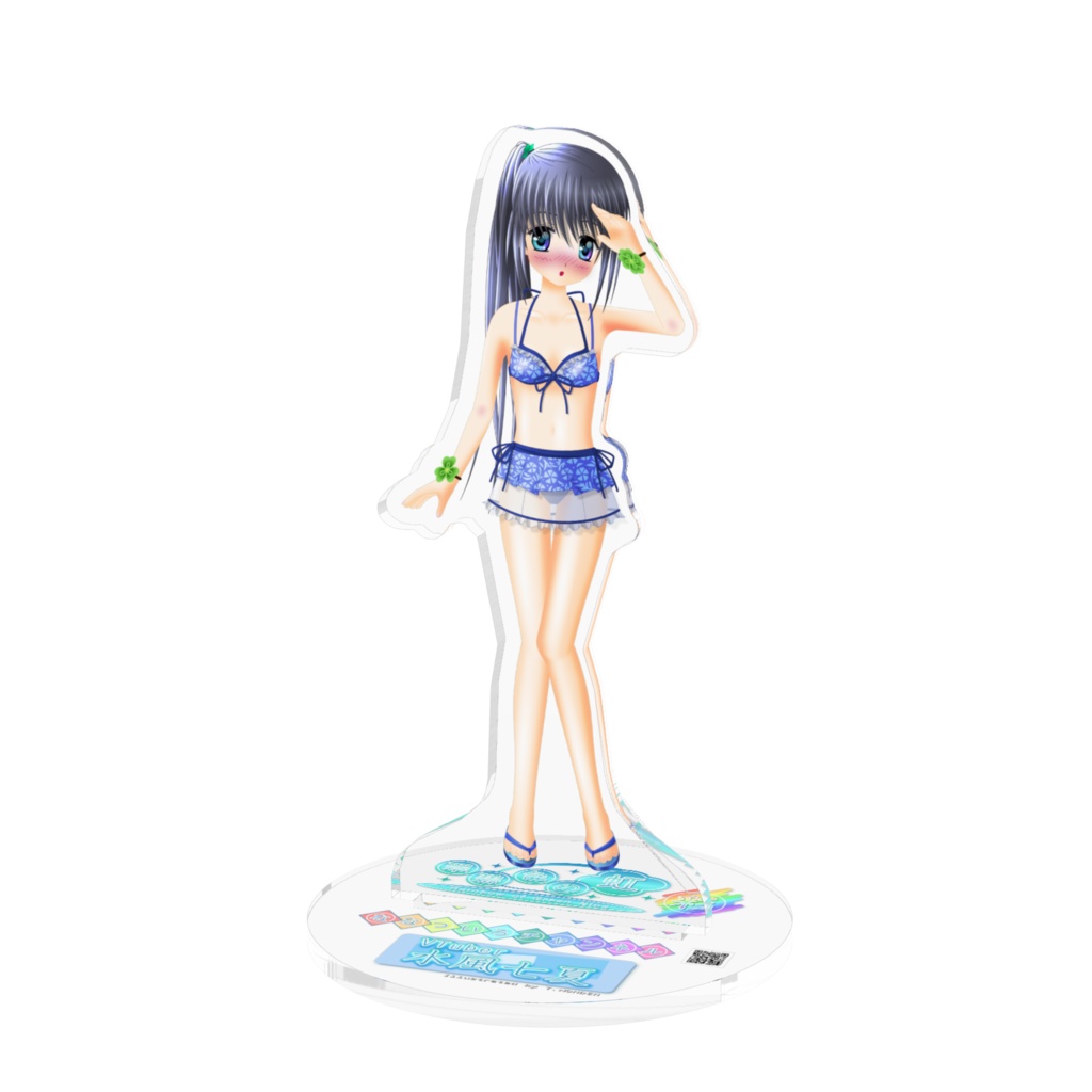 Vtuber「水風七夏」アクリルフィギュア(夏色水着)CF_0050