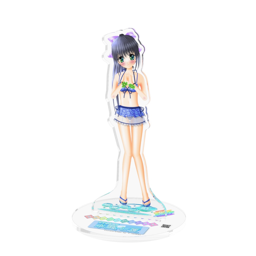 Vtuber「水風七夏」アクリルフィギュア(夏色水着)CG_0115