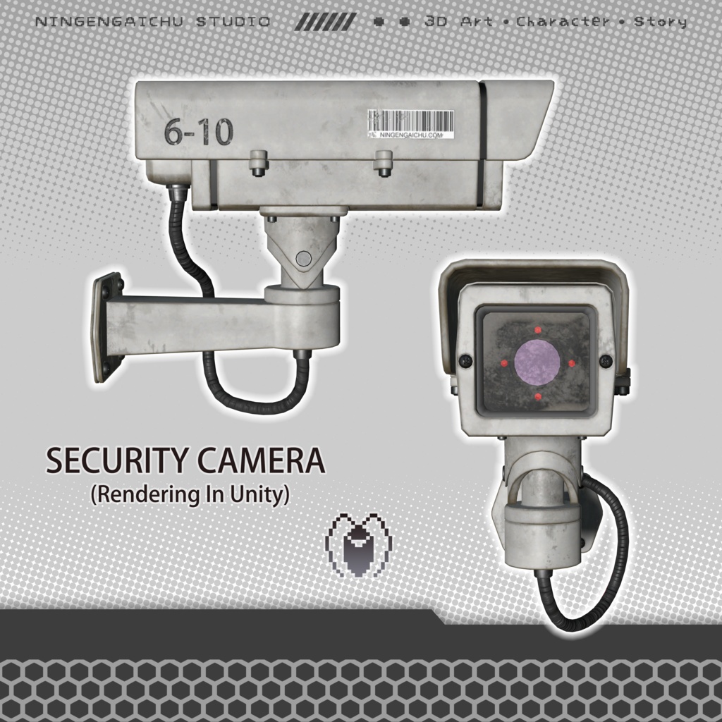 【3Dモデル】防犯カメラ『Security Cameras』ver.1.0