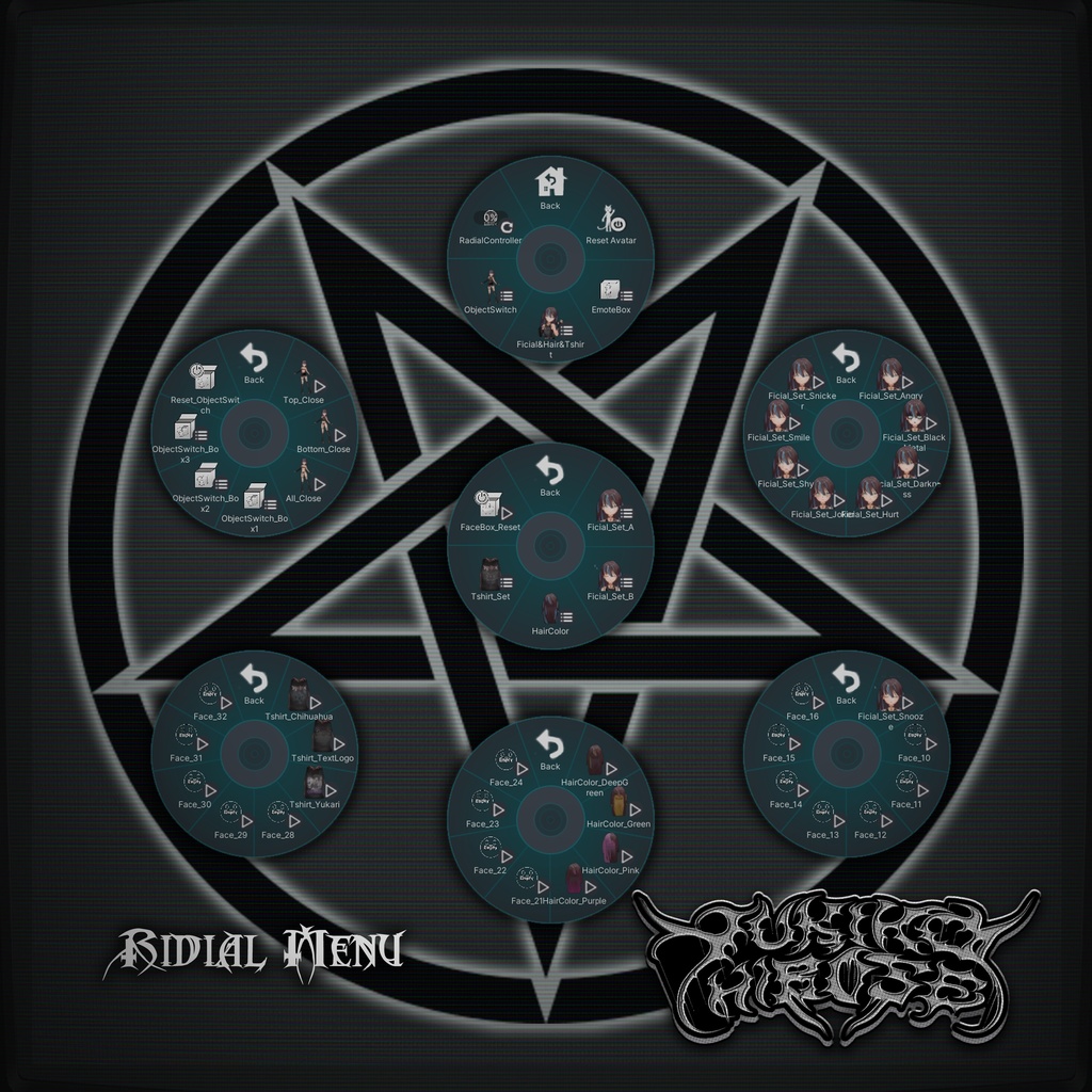 オリジナル3Dモデル【DSBM魔法少女】『広瀬ゆきこ』ver.1.0_Vket期間限定特価