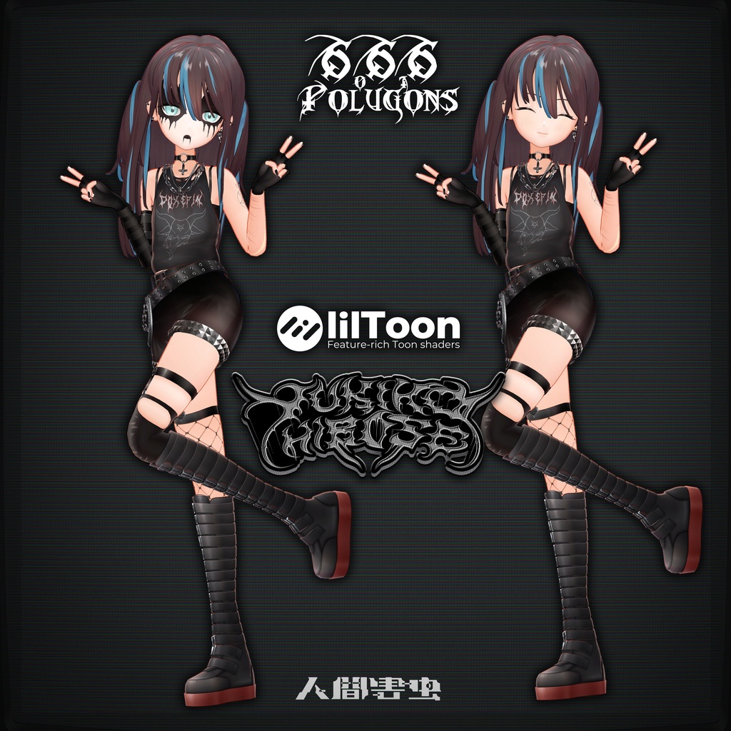 オリジナル3Dモデル【DSBM魔法少女】『広瀬ゆきこ』ver.1.0_Vket期間限定特価